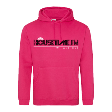 HouseTime.FM Pink Hoodie WAO 2020 Herren